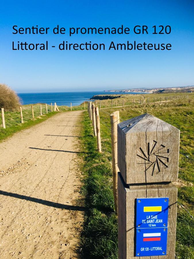La Mer Vue D'En Haut , Duplex A La Naturelle Sur La Cote D'Opale วีเมอเรอ ภายนอก รูปภาพ